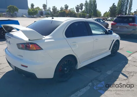 2012 Mitsubishi Lancer Evolution Gsr из США, поврежденный, VIN JA32W8FV8CU015978